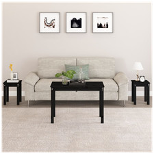 Nesting Tables 3 pcs Black