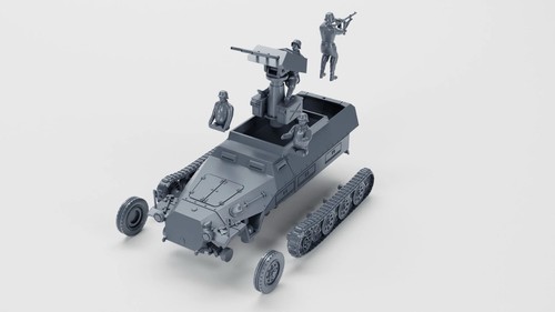 Halftrack german kfz - aa,