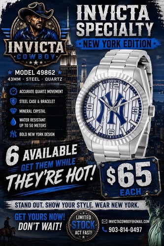 Invicta specialty new - specialty, york