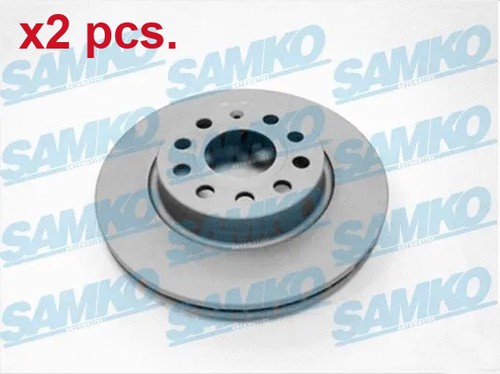 Pcs front brake disc - x2,