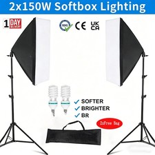2x 150W Softbox Continuous