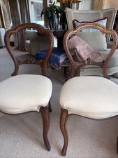 balloon back dining chairs X2  Collection Only From Ox7 5rg