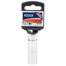 Draper Spark Plug Socket 8mm Thin Wall 14mm 12 Point 22272 BMW Mini Renault