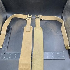 Original WW2 British Army 37 Pattern Equipment Webbing L Strap Set