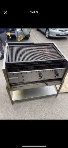 Commercial gas charcoal grill - commercial,