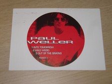 PAUL WELLER - ORIGINAL UK PROMO POSTCARD