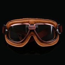 Vintage Leather Goggles Flying