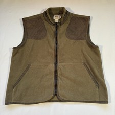 Cabela’s Fleece Body warmer Green/Brown Men’s XL