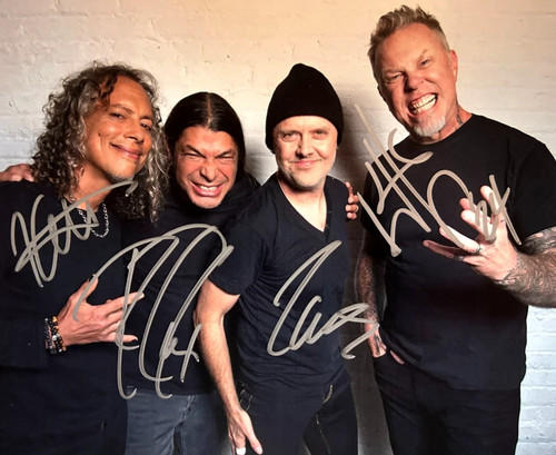 Metallica signed 8x10 photo - metallica, 8x10"