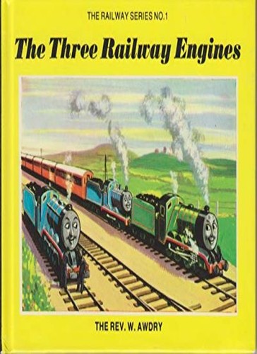 Three railway engines - three, w
