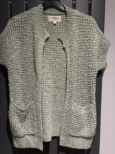 Women fat face cardigan round - face,