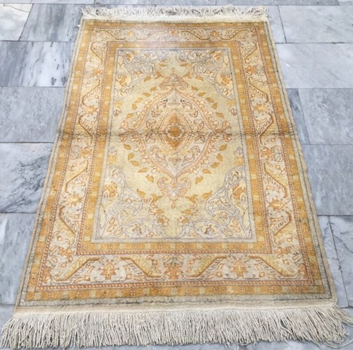 3x4 handmade afghan - handmade, silk