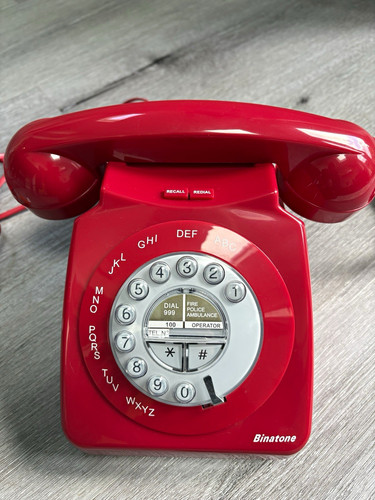 Binatone retro 1971 red - binatone,