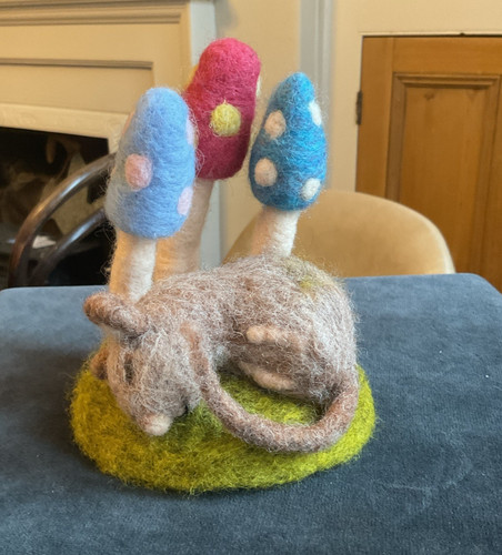 Handmade needle felted wool - handmade,
