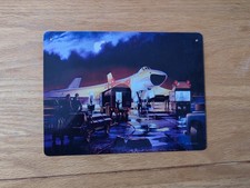 Vulcan Bomber Picture On Metal Plate