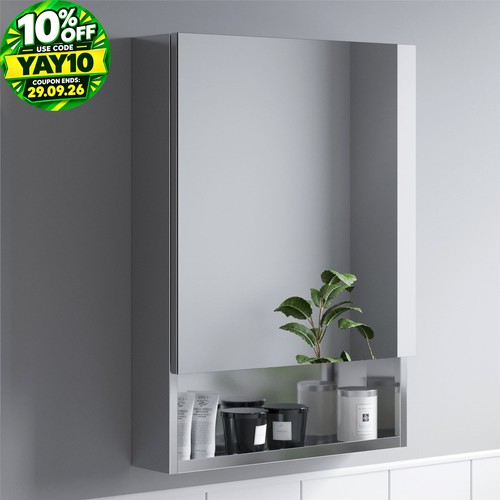Bathroom single door mirror - door,