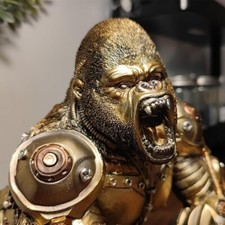 Huge Angry Gorilla Statue