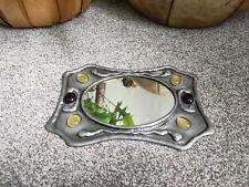 Small modern mirror with a very lovely Deco design style 21 cm by 14.5 cm