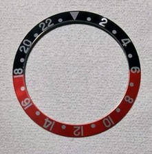 37.5mm Metal Bezel insert Red