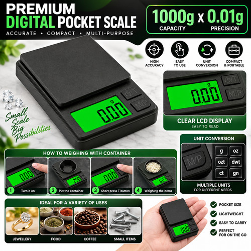 Premium digital pocket scale - premium,