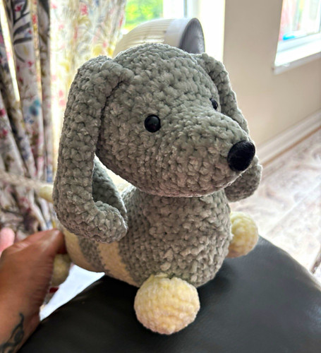Handmade crochet dachshund dog - dachshund,