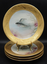 4PC Antique T&V Limoges Hand