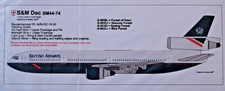 1/144 scale S&M Decals BA DC10