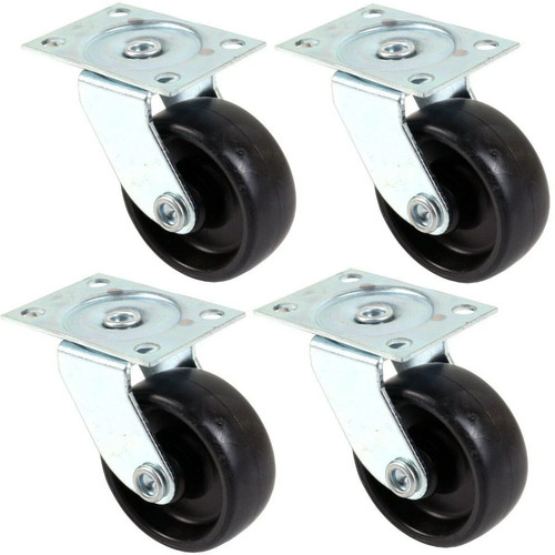 30mm swivel castor wheels - 4x,