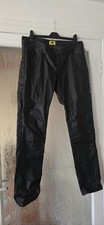 womens black kevlar motorcycle jeans, size 16