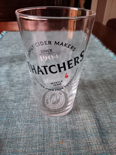Thatchers pint glass new - pint,