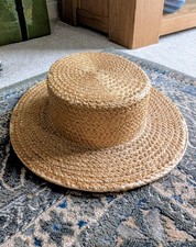 Vintage Straw Boater Hat Ridgmonk from E.J. Freeman Ltd. Sports House Sherborne.