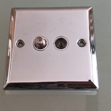 Polished Chrome Classical TV/