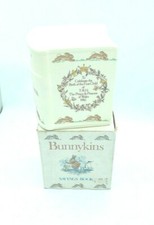 Royal Doulton Cricket Bunnykins Commemorative Money Box Book Prince William 1982