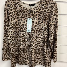  Knitted leopard  print