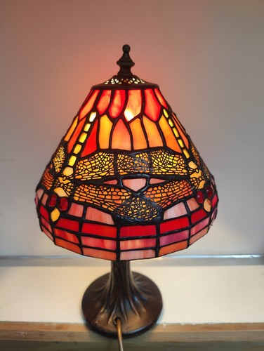 Vintage tiffany style table - vintage,