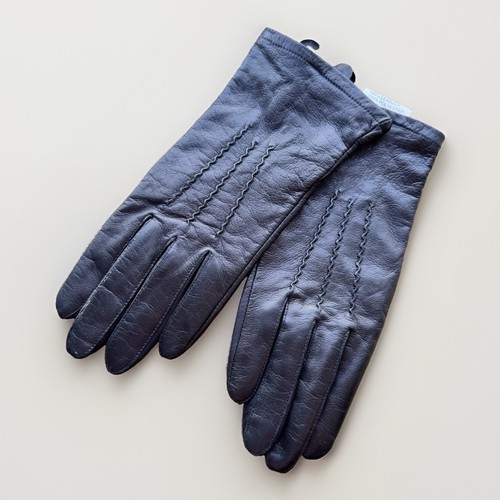 Vintage genuine leather gloves - vintage,