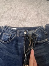 Ladies Zara 3/4 Dark Jeans