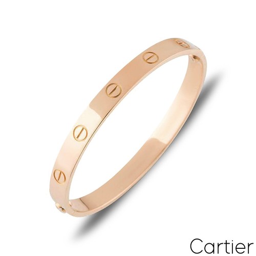 Cartier rose gold plain - cartier, love