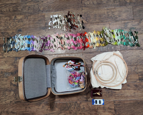 150 dmc embroidery threads - embroidery,