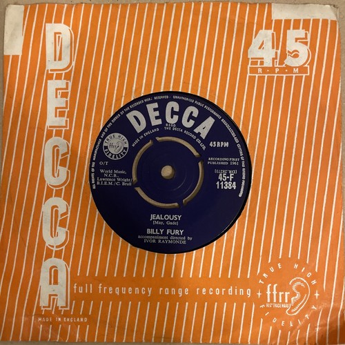 Billy fury jealousy decca - fury,