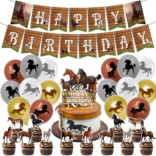 Animal horse theme birthday - animal,