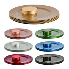 12 Piece Metallic Charger