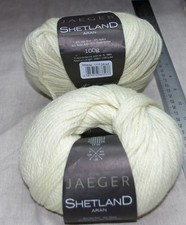 Jaeger Shetland aran knitting