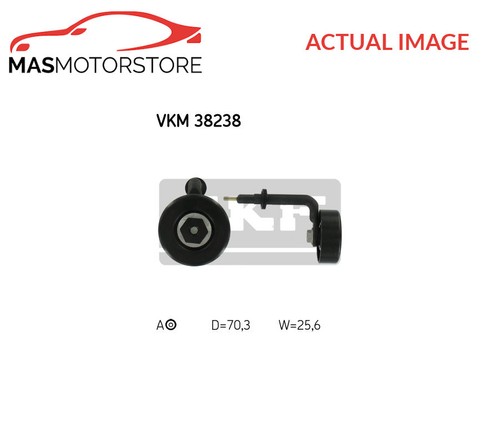 Ribbed belt tensioner pulley - v-ribbed,