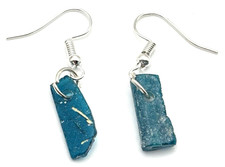 Ancient-style turquoise shard