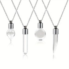 with Chain Glass Bottle