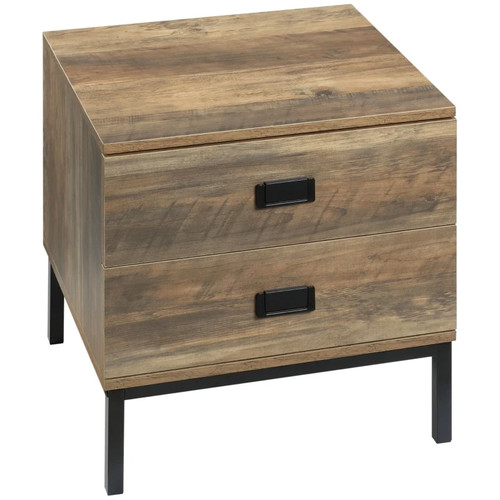 Retro bedside table metal - bedside,