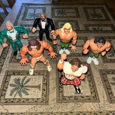 Lot Of 6 Rare WWF Hasbro