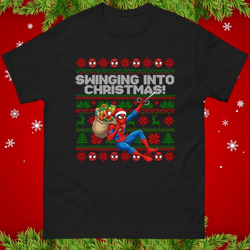 Spiderman christmas shirt - spiderman,