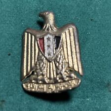 Gulf War C1990s Iraq Military Eagle Of Saladin Cap Badge Desert Shield Souvenir